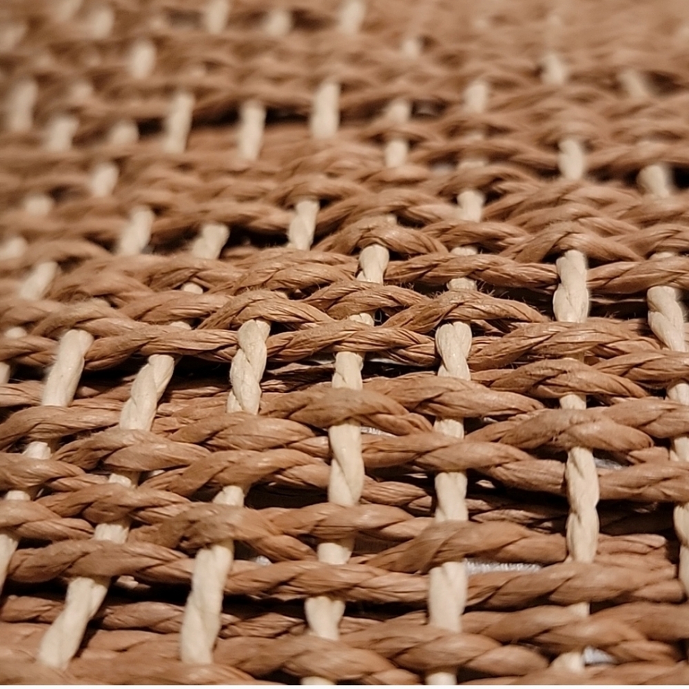 VINTAGE💜 BRIGHTON Woven Jute Handbag - Picture 16 of 16